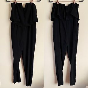 LAST DAY TO PURCHASE! Hommage from Los Angeles Black Strapless Jumpsuit